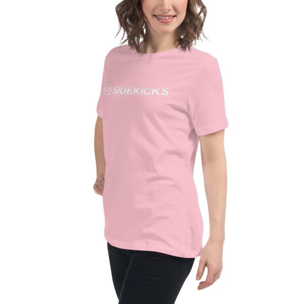 womens relaxed t shirt pink left front beee.jpg
